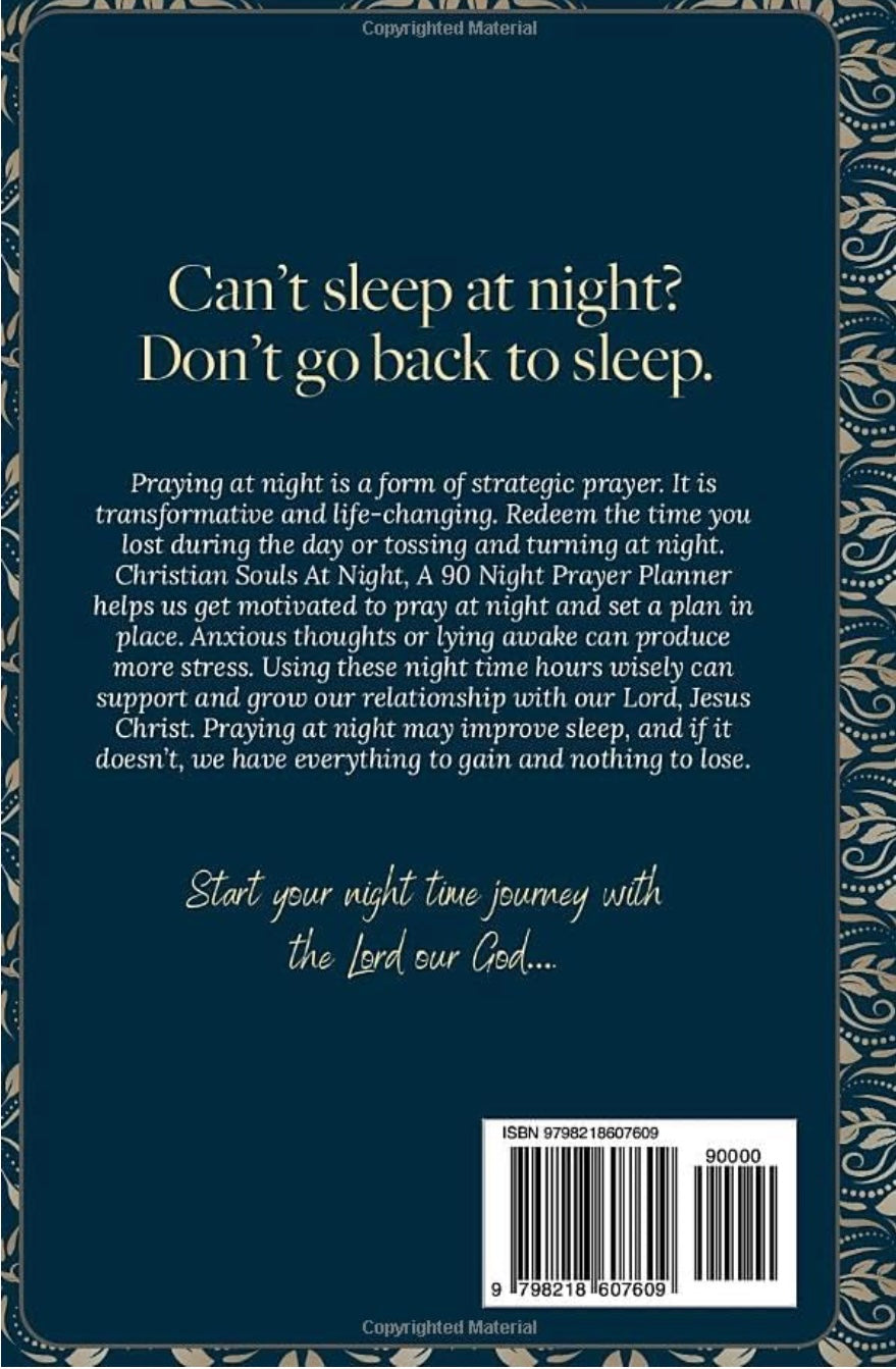 Christian Souls At Night: What to do when you can't sleep by Maryann Reid
